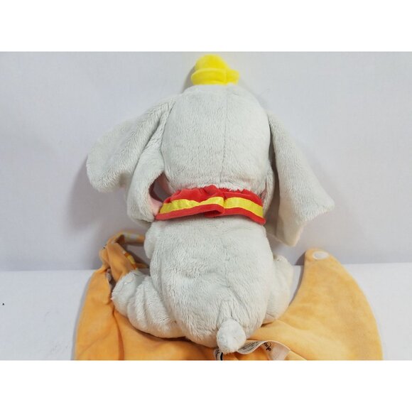 Disney Swaddle Baby Dumbo lot of 2 fringe blanket Lovey Babies Plush 10” Elephan - Picture 13 of 16